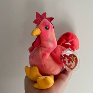 TY Beanie Baby Strut the Rooster